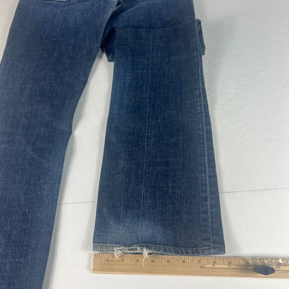 Citizens Of Humanity Jean Women 33x32 Margo Low Waist Boot Cut Blue Denim Tag 31 - Picture 10 of 16
